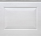 Panel garázskapuk, szín Fehér RAL 9016 - Casetat - rajz faerezetű