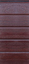 Panel garázskapuk, szín Mahagóni - RIB - rajz faerezetű